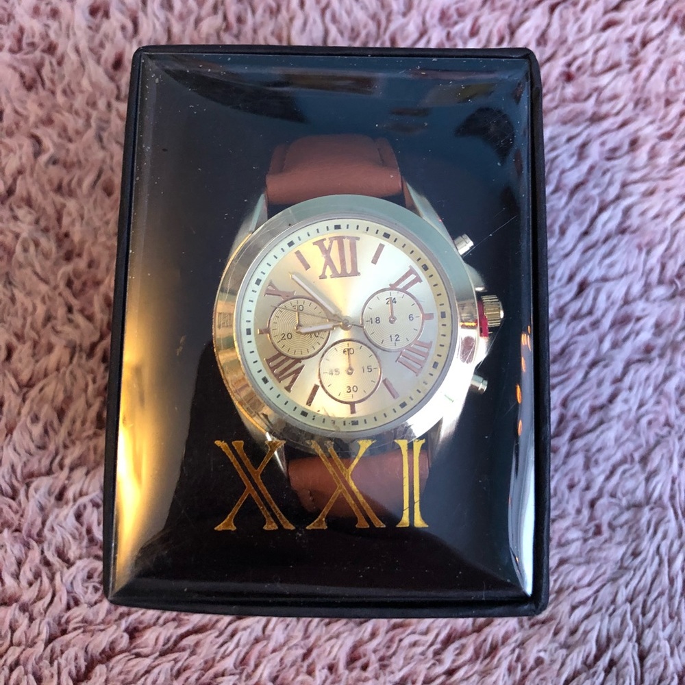 Forever 21 Brown & Gold Watch